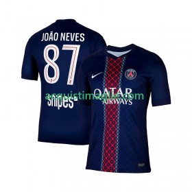 Divisa di Calcio Paris Saint Germain Joao Neves 87 Prima 2025/2026